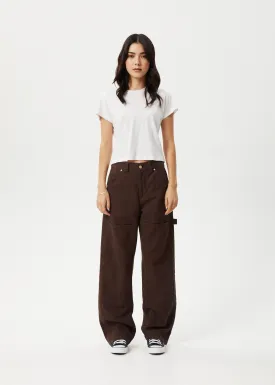 Afends Womens Moss - Carpenter Pant - Coffee