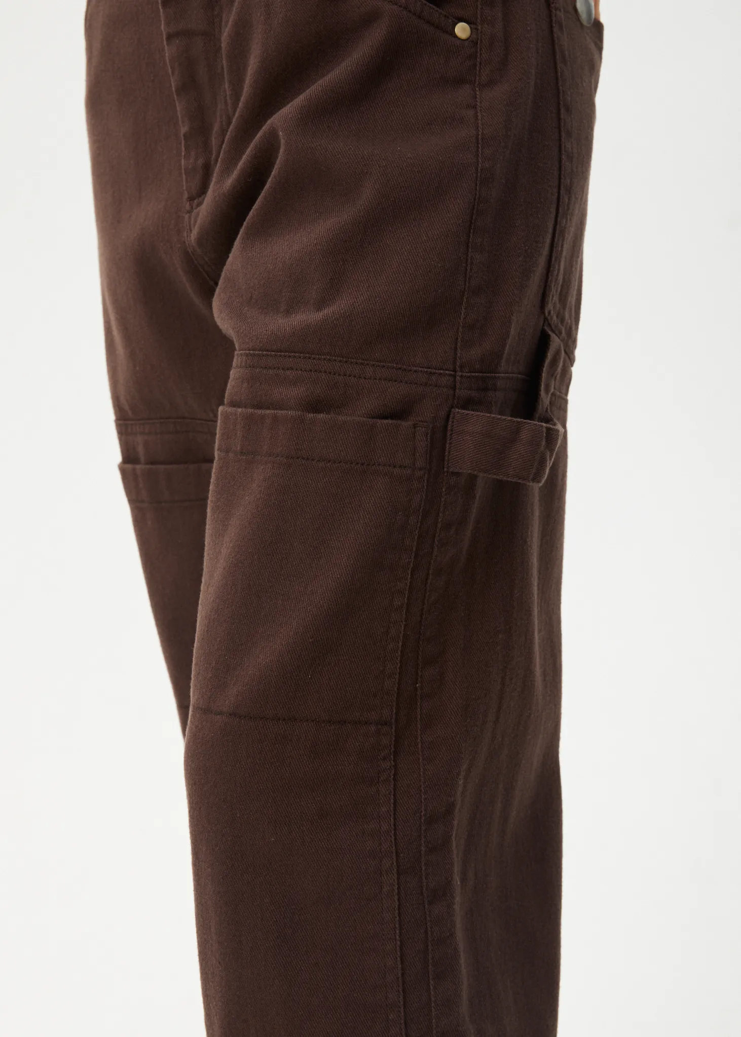 Afends Womens Moss - Carpenter Pant - Coffee