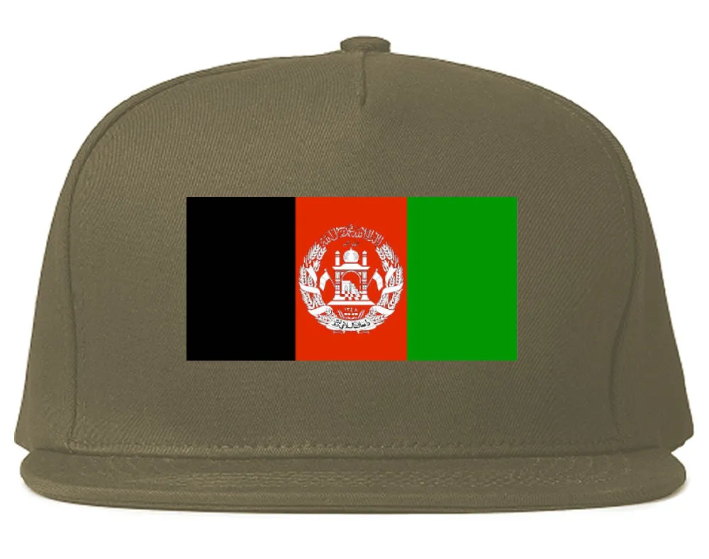 Afghanistan Flag Country Printed Snapback Hat Cap