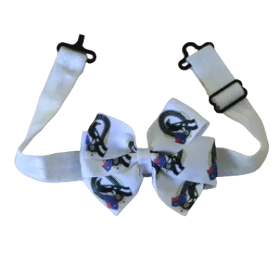 AFL Collingwood Magpies Adjustable Bella Bow Tie