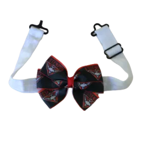 AFL Essendon Bombers Adjustable Bella Bow Tie