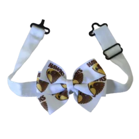 AFL Hawthorn Hawks Adjustable Bella Bow Tie