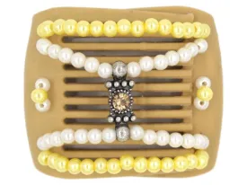 African Butterfly LadyBug Hair Comb - Blonde 34