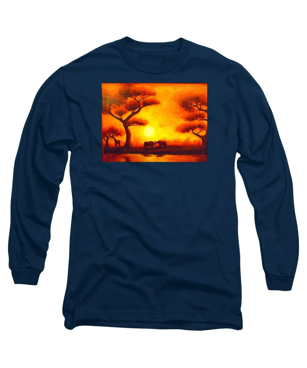 African Sunset  - Long Sleeve T-Shirt