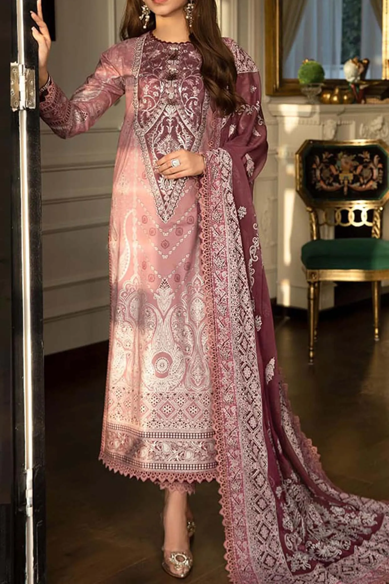 Aira by Asim Jofa Unstitched 3 Piece Eid Collection'2023-AJAI-05