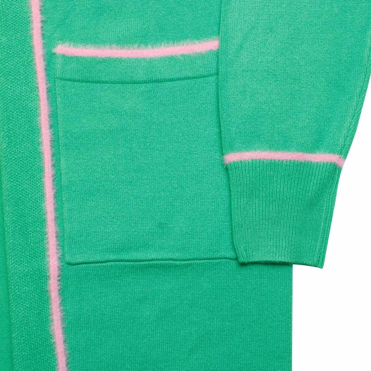 AKA Alpha Kappa Alpha Sorority Cardigan 3XL Green Long Duster Cardigan