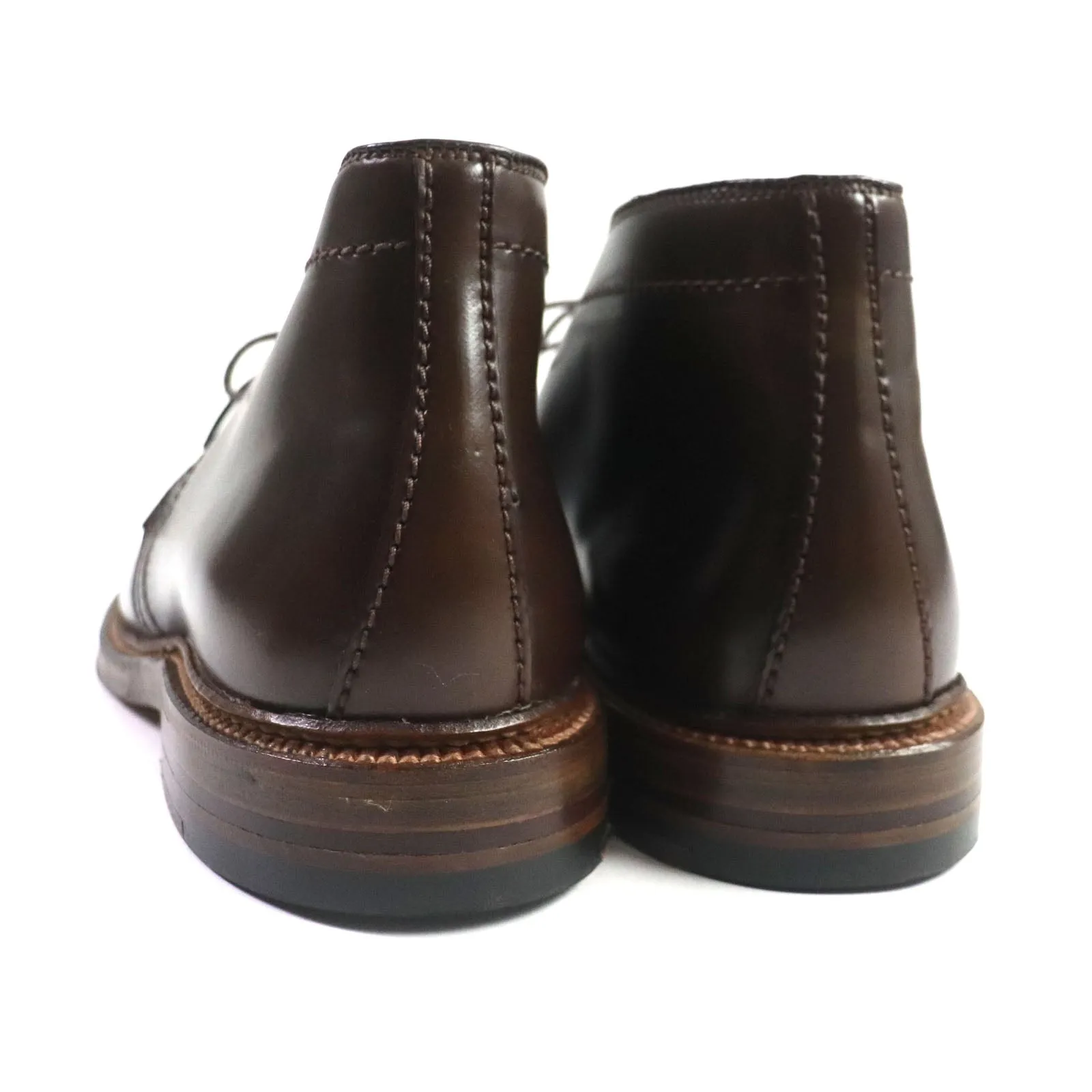 Alden Cordovan Leather Chukka Boots Brown