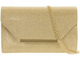 Alexandra Glitter Envelope Clutch Bag