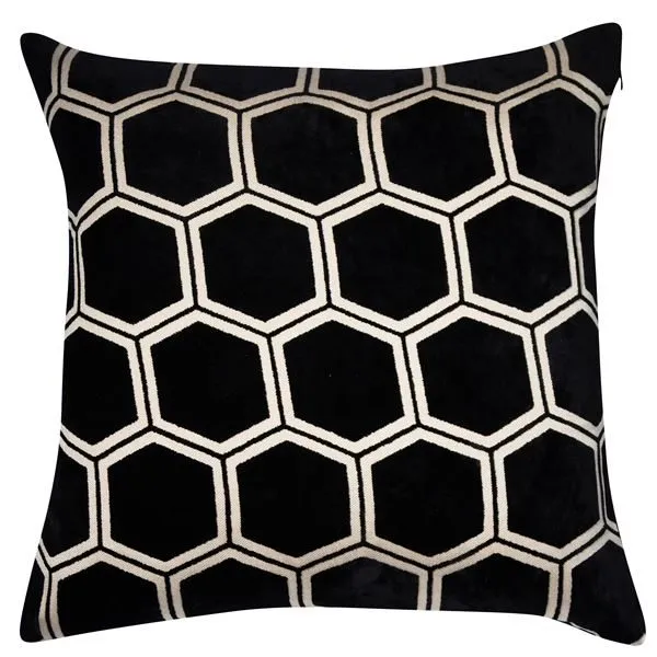 Alexis Black Large Cushion