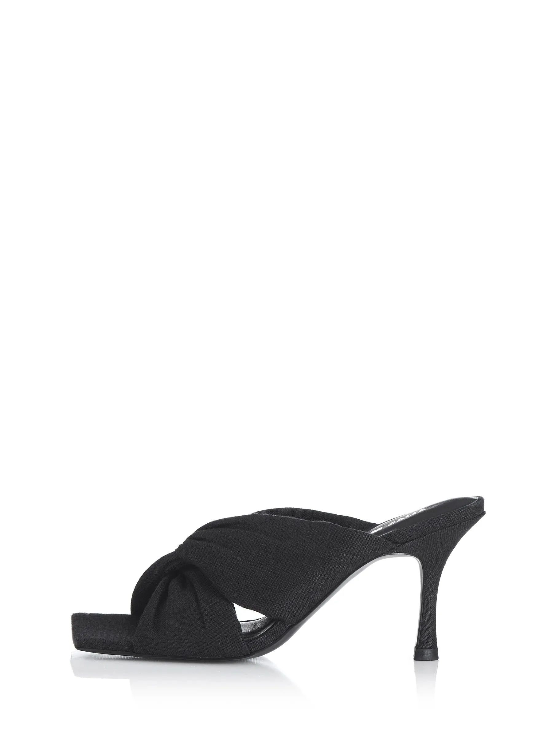 Alias Mae WOMENS FLO HEELS - BLACK LINEN