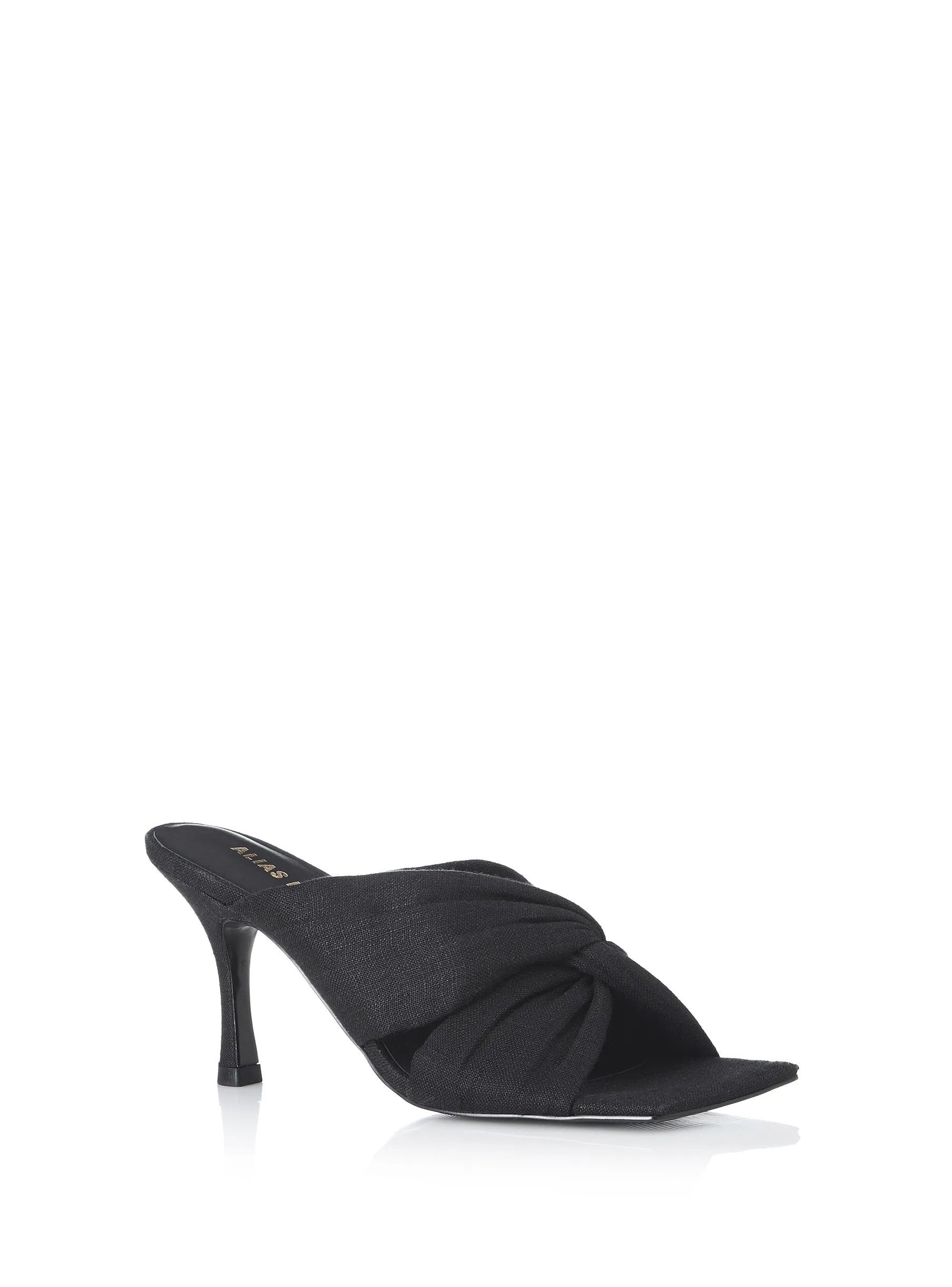 Alias Mae WOMENS FLO HEELS - BLACK LINEN