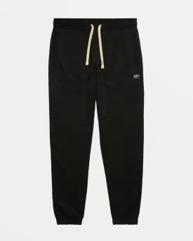 All Day Elastic Waist Sweatpants - Black/Black