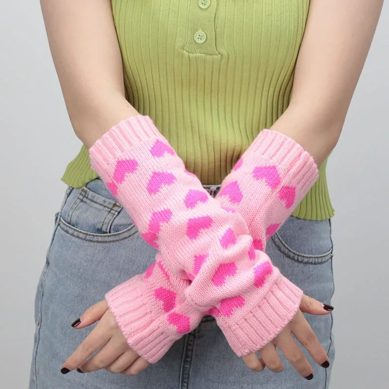 All The Love Fingerless Gloves