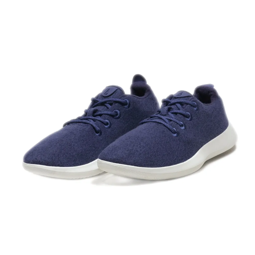 Allbirds Runner Mizzle Sport Shoes Wool Blue Colour For Men