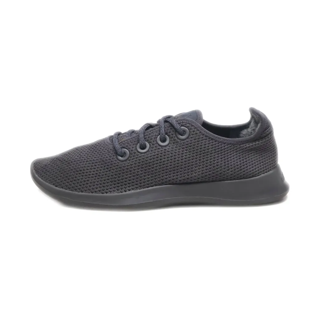 Allbirds Tree Runners Sport Shoes Fabric Black Colour For Men