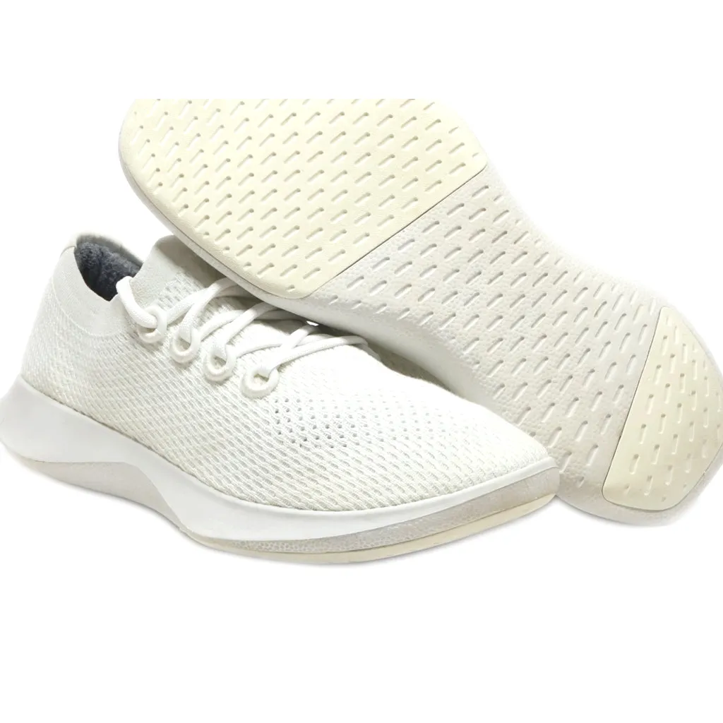 Allbirds Tree Runners Sport Shoes Fabric White Colour For Women