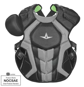 AllStar S7 AXIS™ 16.5" (NOCSAE) Black - Catcher's Chest Protector CPCC40PRO