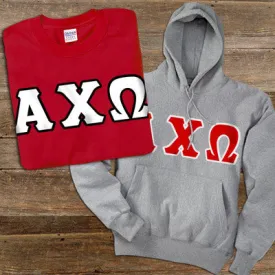 Alpha Chi Omega Hoodie and T-Shirt, Package Deal - TWILL