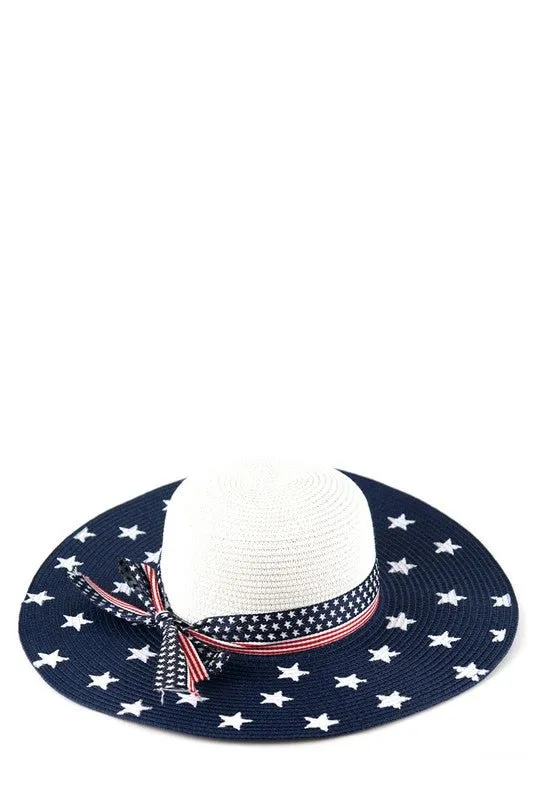 American Flag Brim Hat