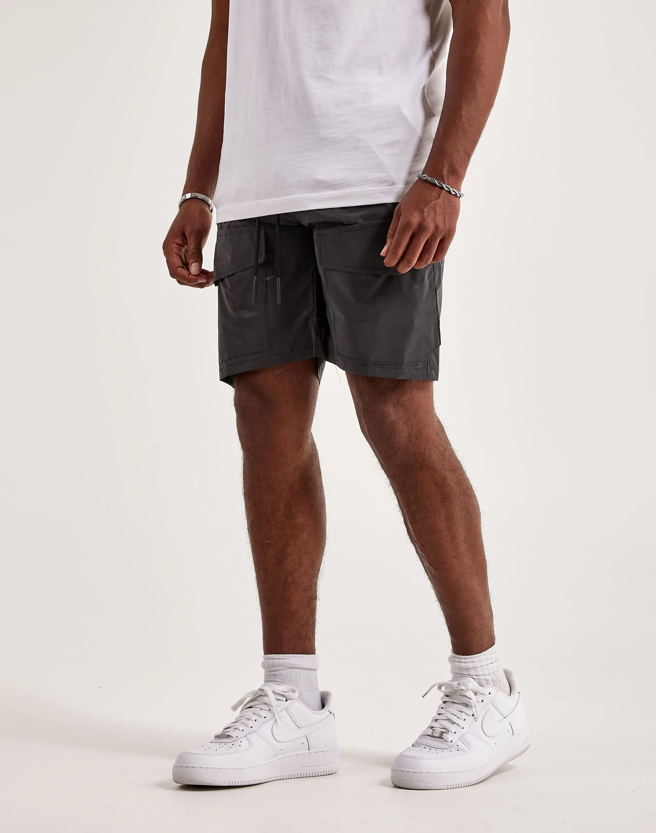 American Stitch 3M Reflective Nylon Shorts