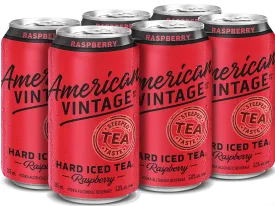 AMERICAN VINTAGE ICED TEA RASPBERRY 6CANS