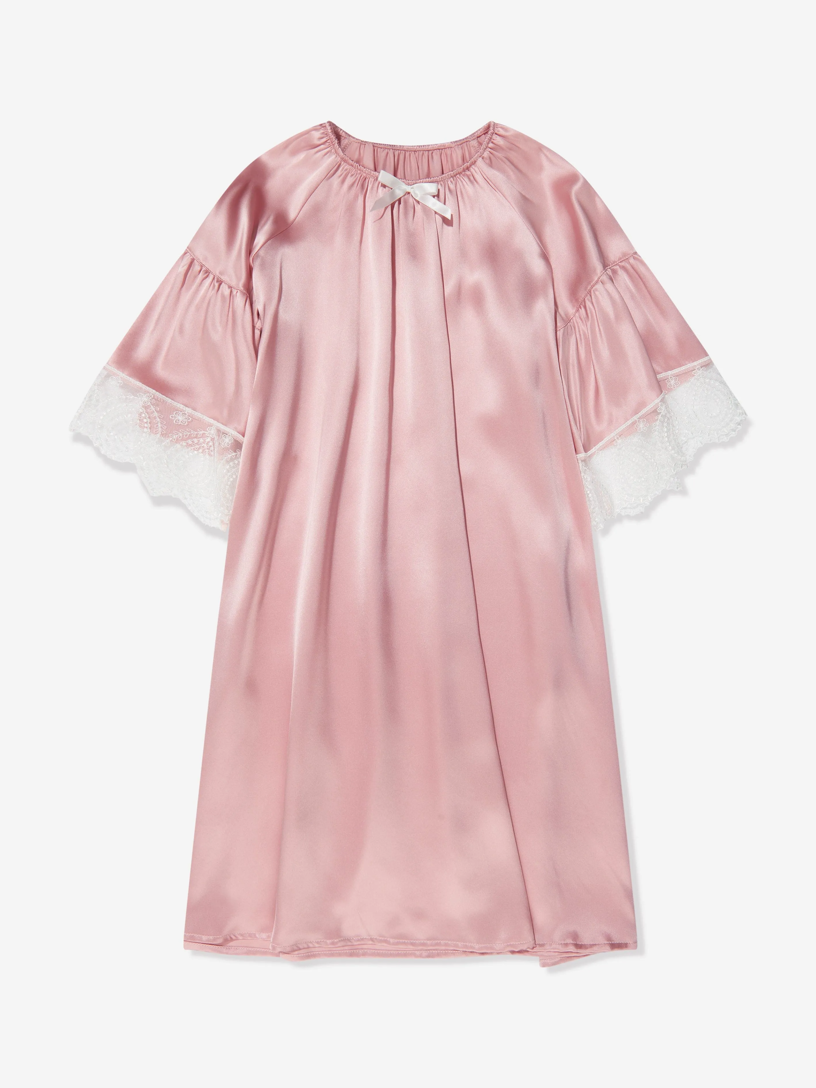 Amiki Children Girls Silk Ofelia Nightdress in Pink