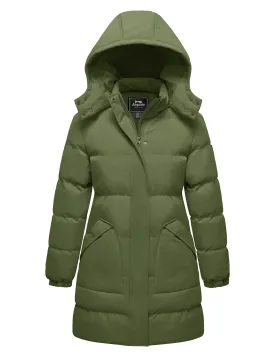 Ampake Women's Winter Jacket Winter Puffer Coat Warm Waterproof Jacket