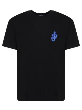 Anchor patch black t-shirt