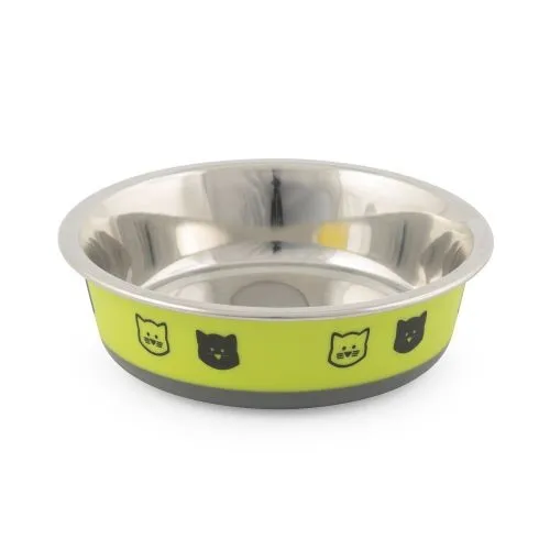 Ancol Fusion Cat Bowl Lime 12cm