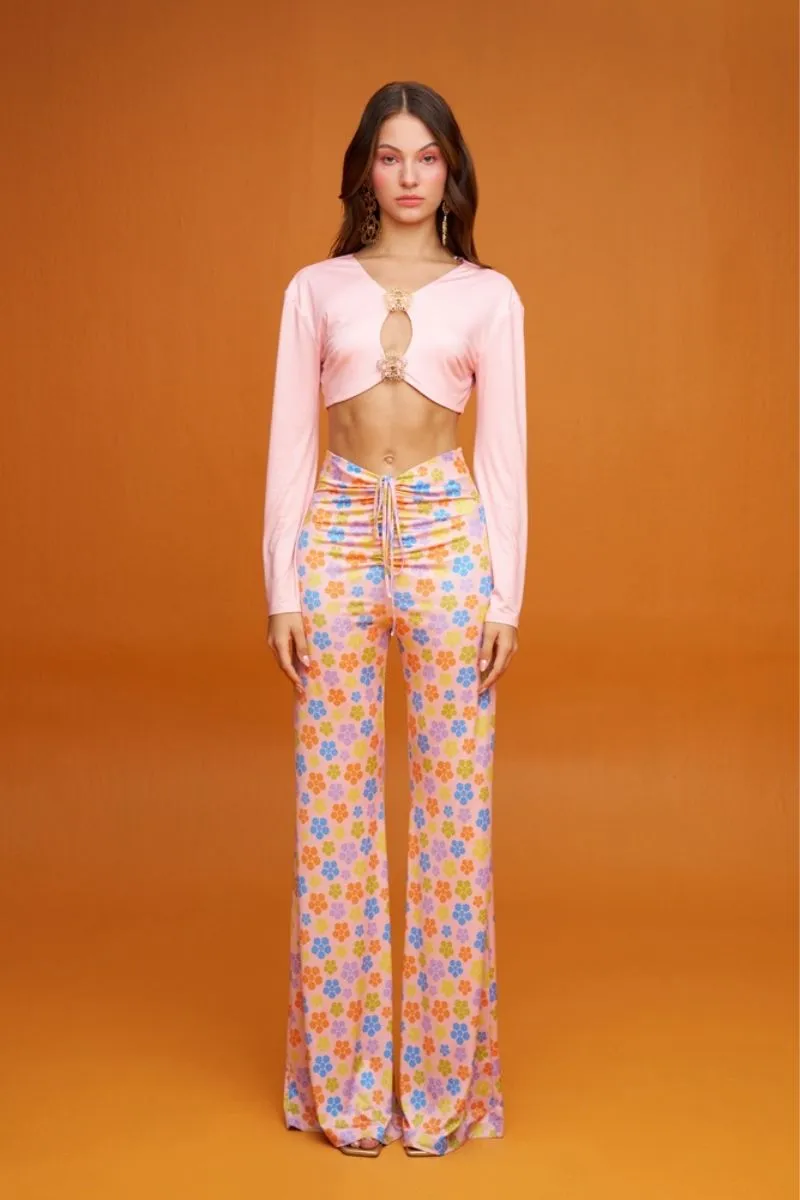 ANEMONE COLORFUL FLOWY PANTS