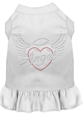 Angel Heart Rhinestone Dress White Lg (14)