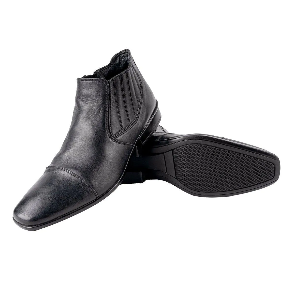 Angelo Litrico Ankle Boots Black Colour For Men