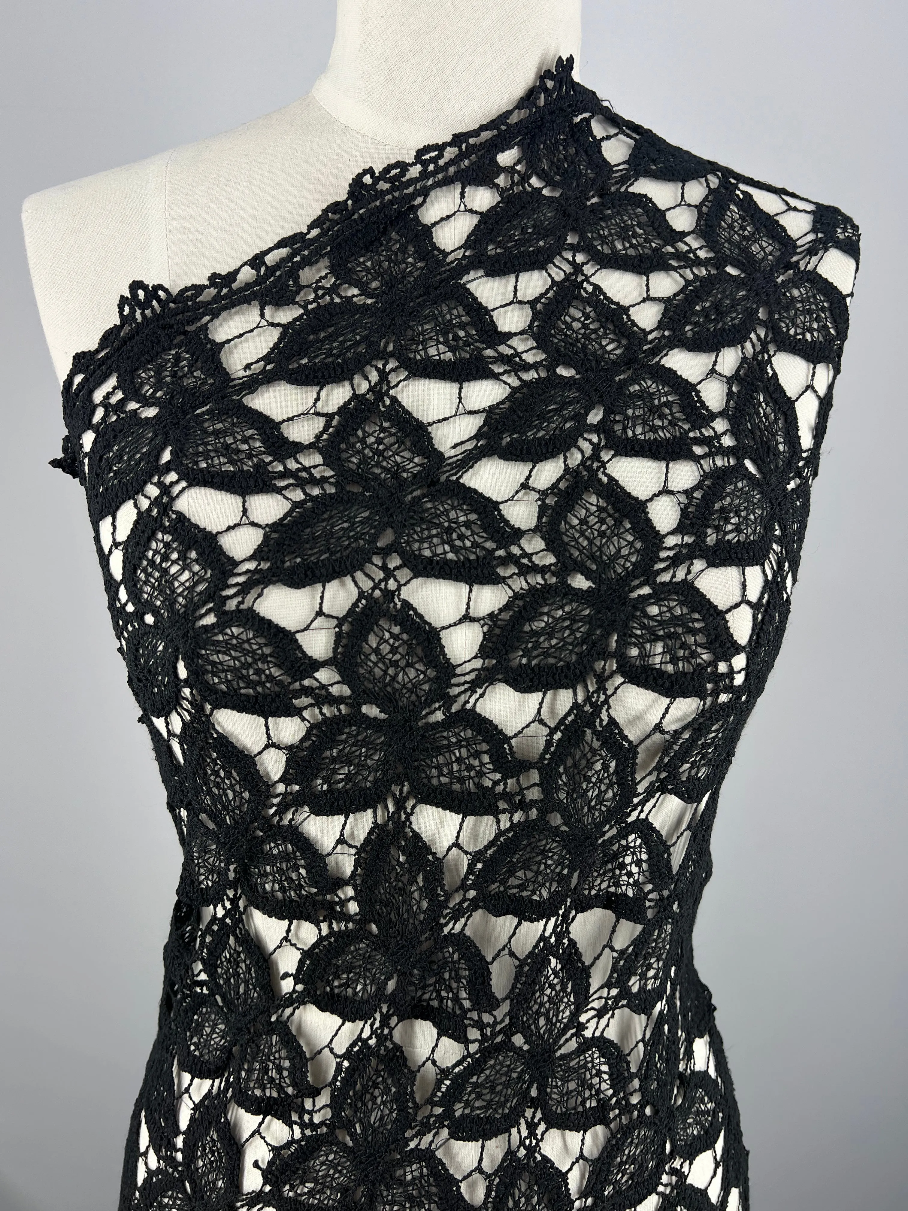 Anglaise Lace - Black - 110cm