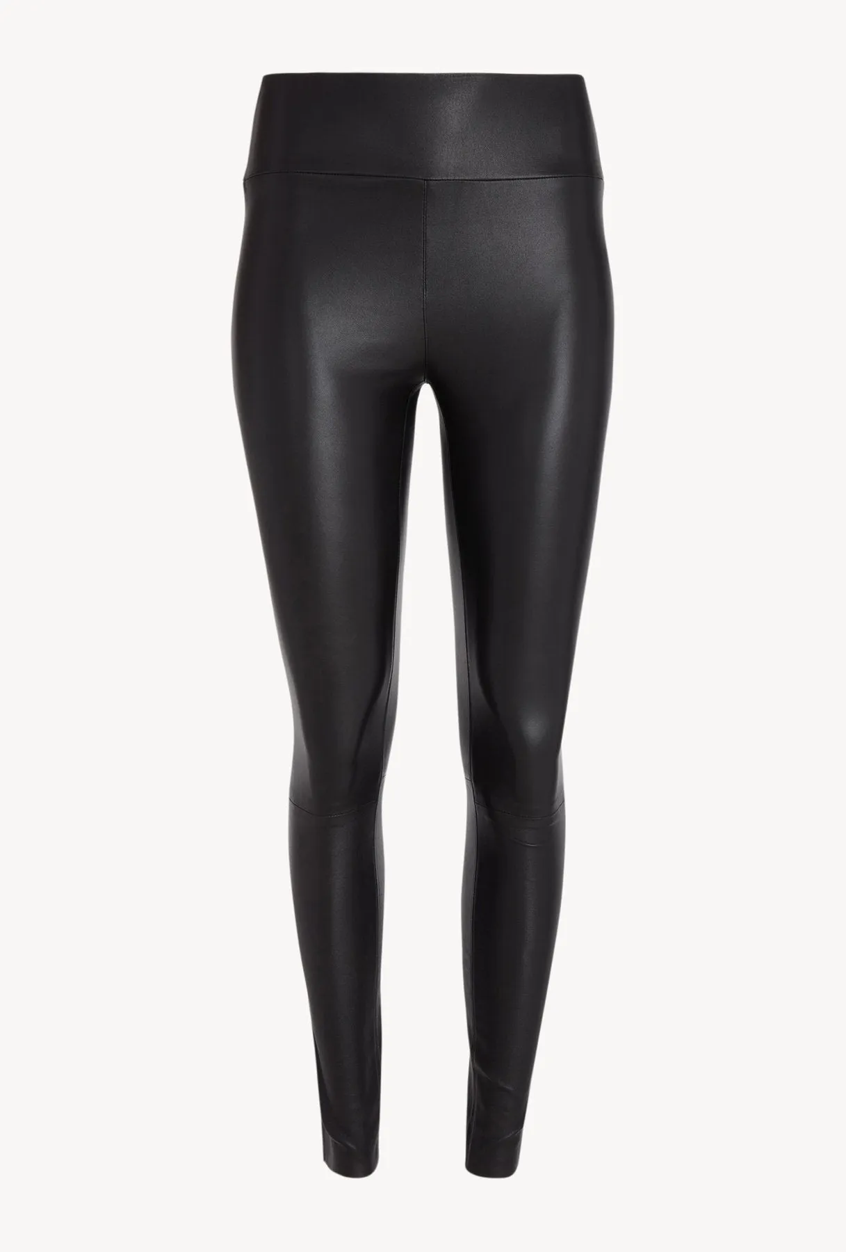 Ankle Leather Legging - Black