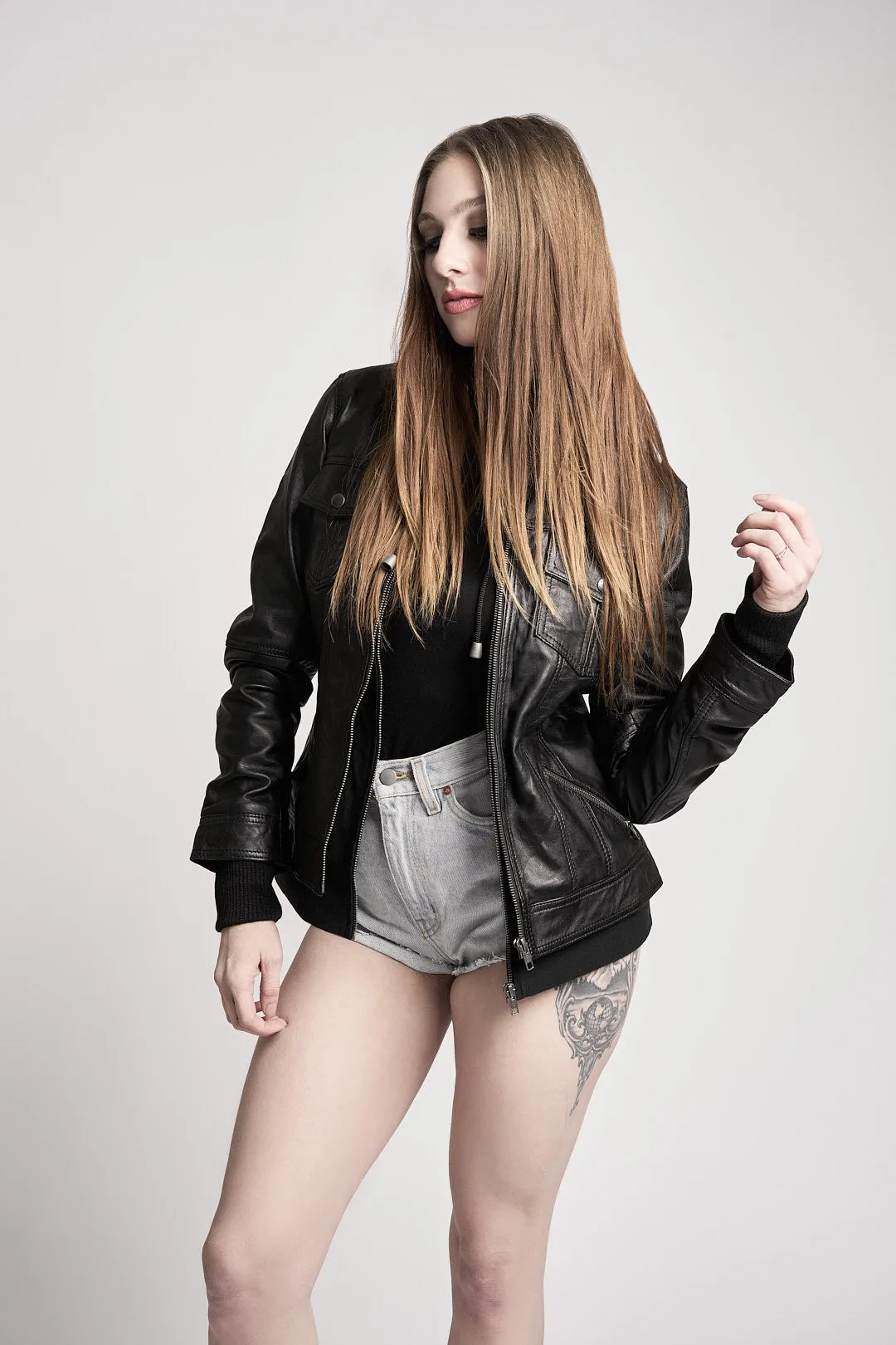 Anna Womens Leather Jacket