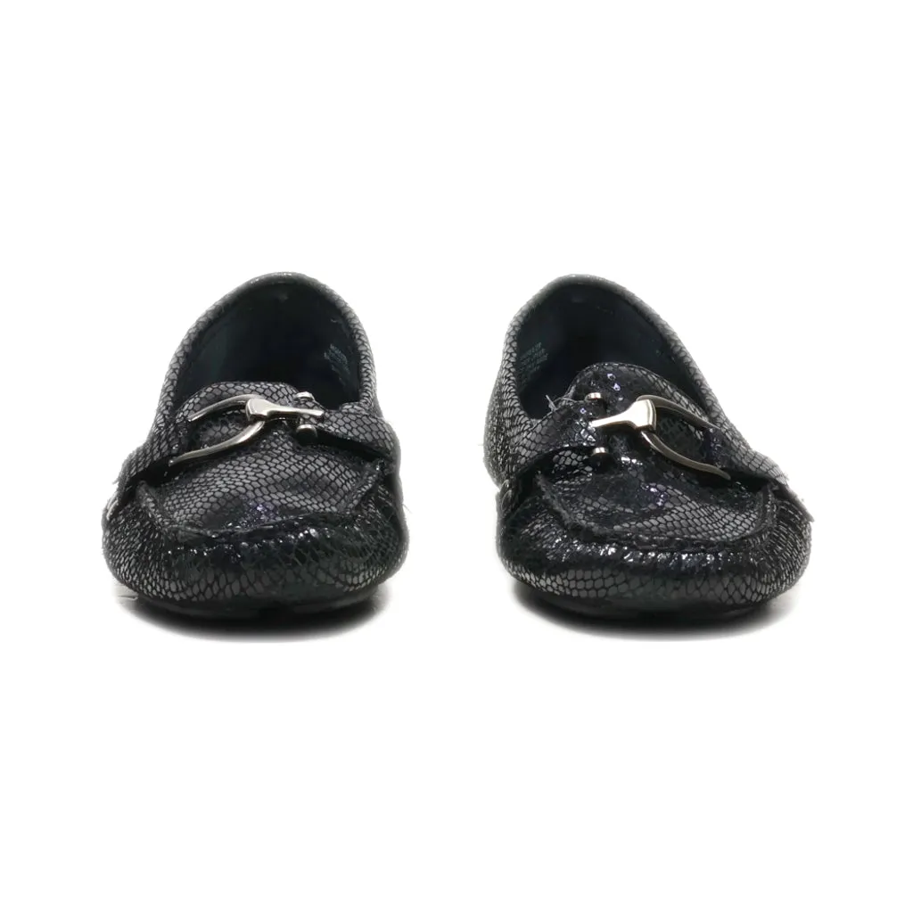 Anne Klein Loafers Leather Black Colour For Women