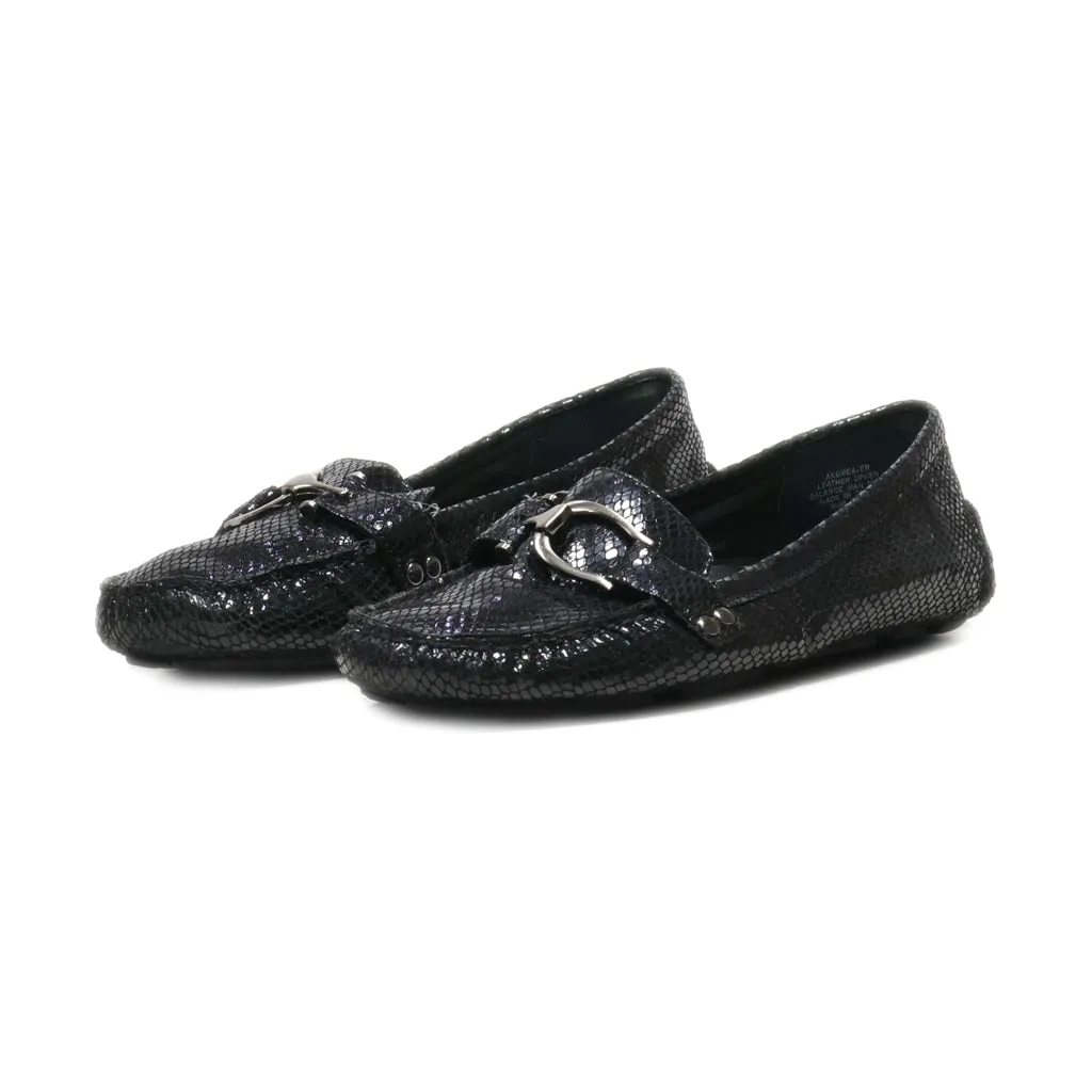 Anne Klein Loafers Leather Black Colour For Women