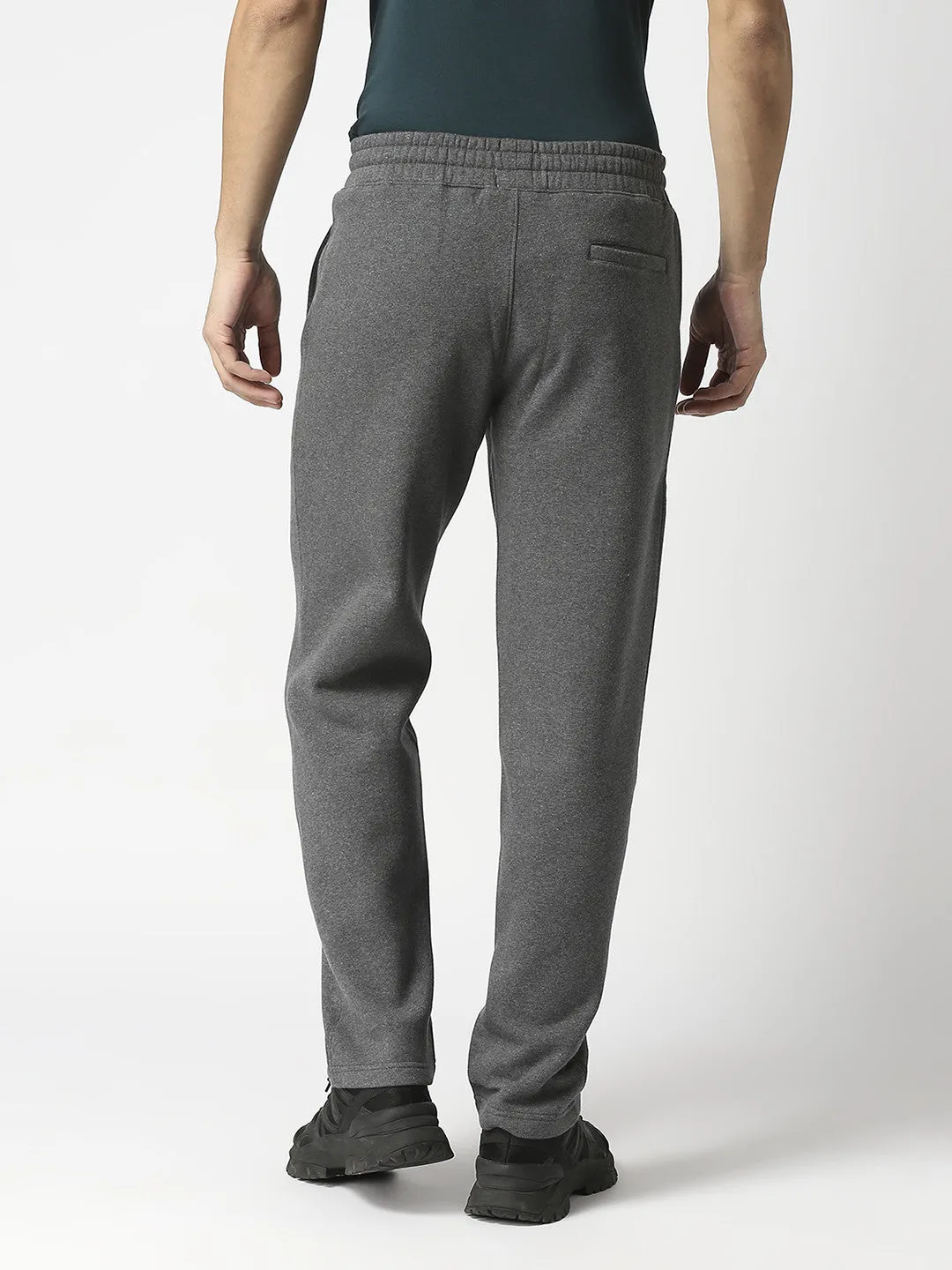 Anthra Melange Fleece Track Pants