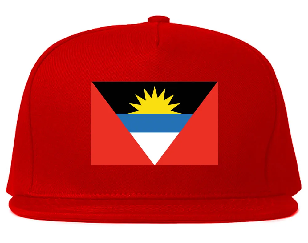 Antigua Flag Country Printed Snapback Hat Cap