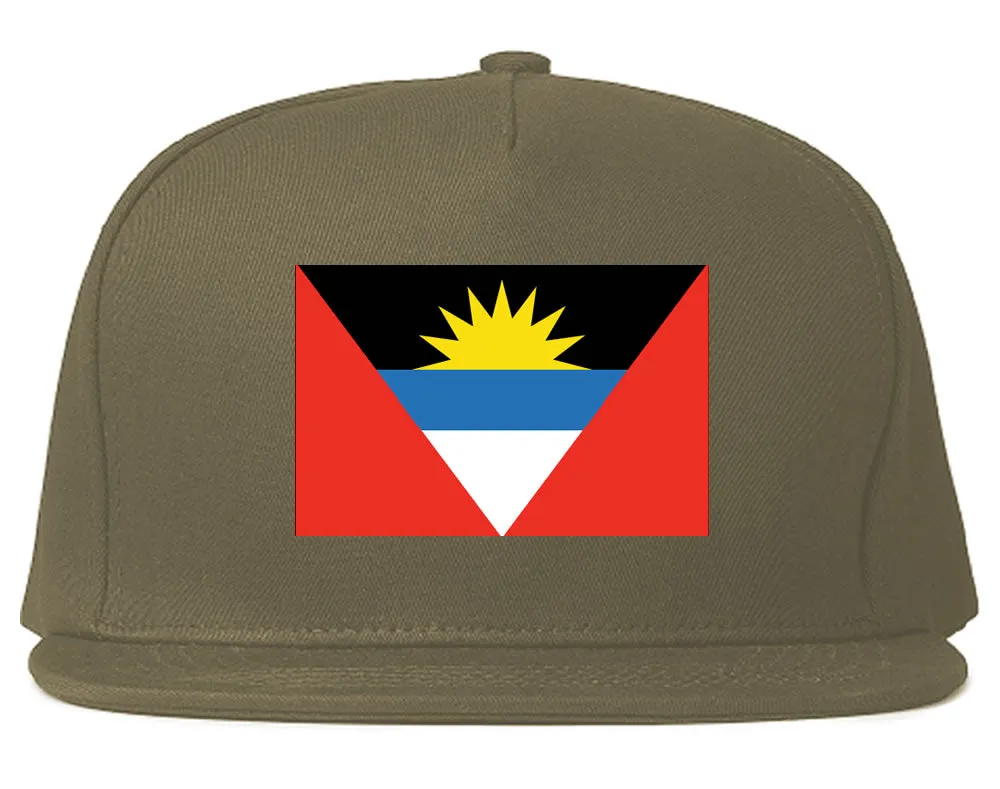 Antigua Flag Country Printed Snapback Hat Cap