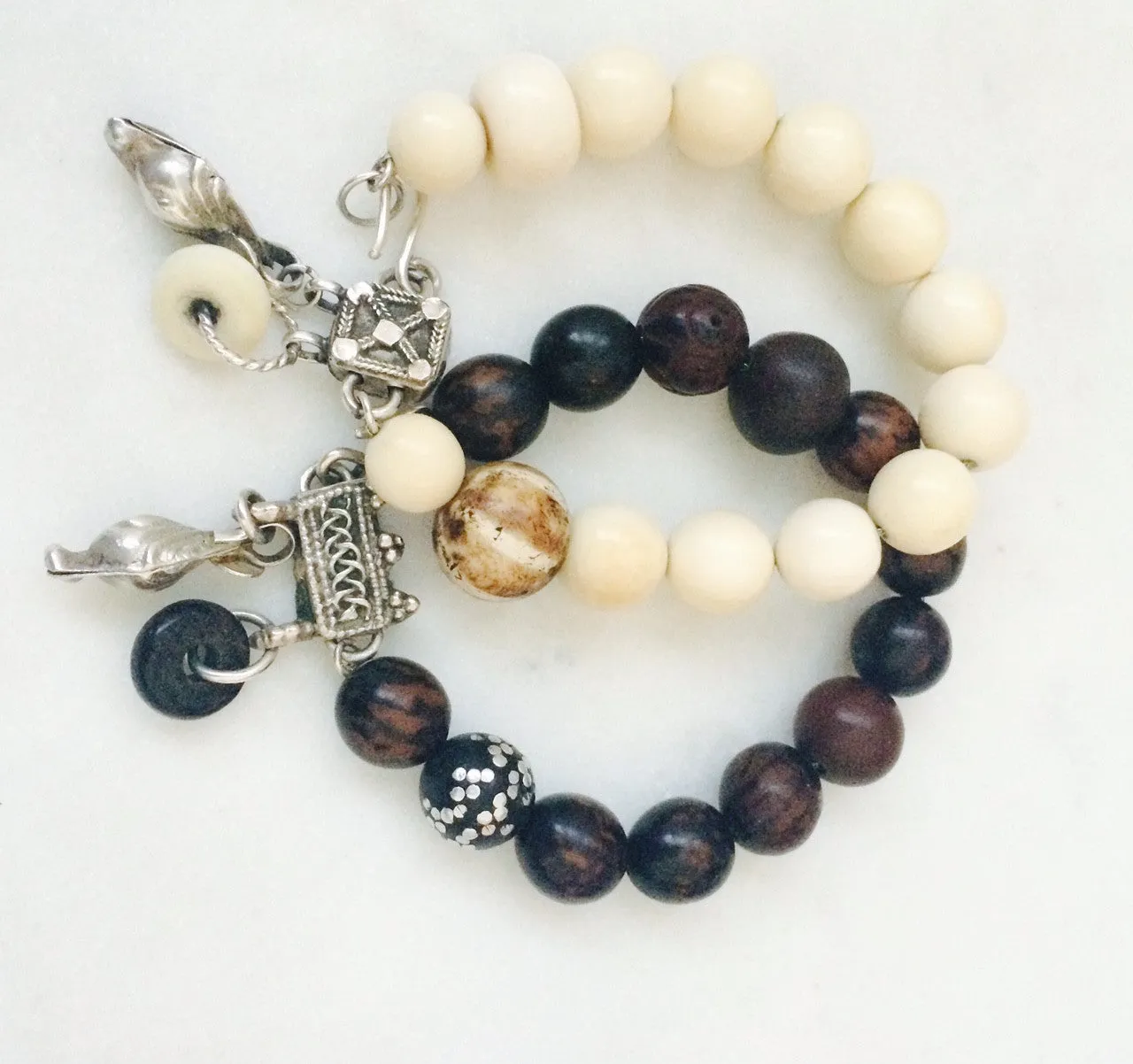 Antique Prayer Beads Bracelet