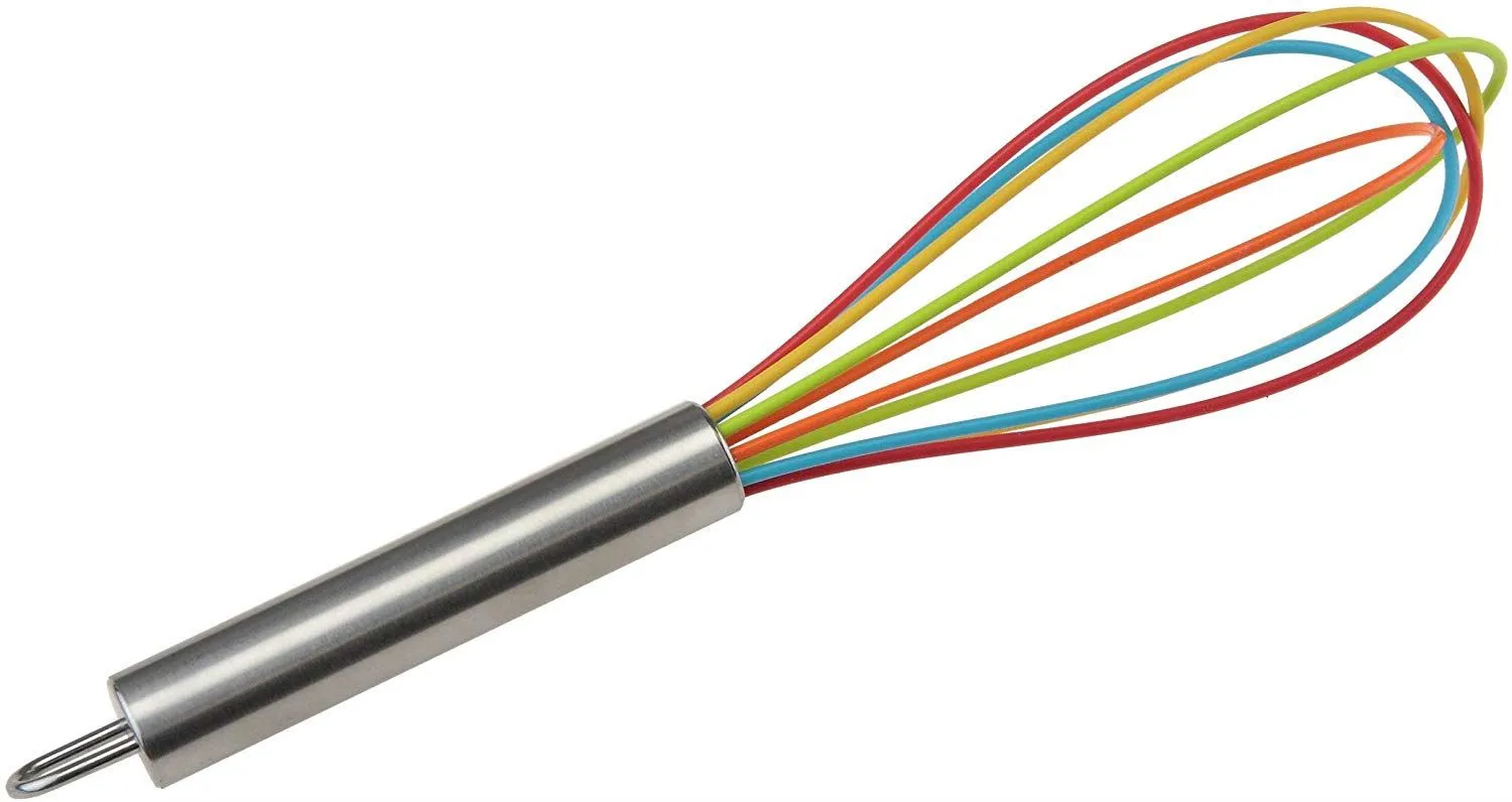 Apollo 25cm Multicoloured Silicone Whisk