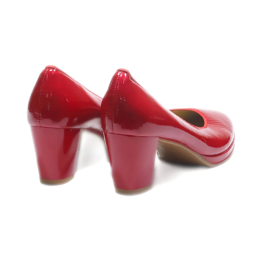 Ara High-Heel Shoes Leather Red Colour For Women