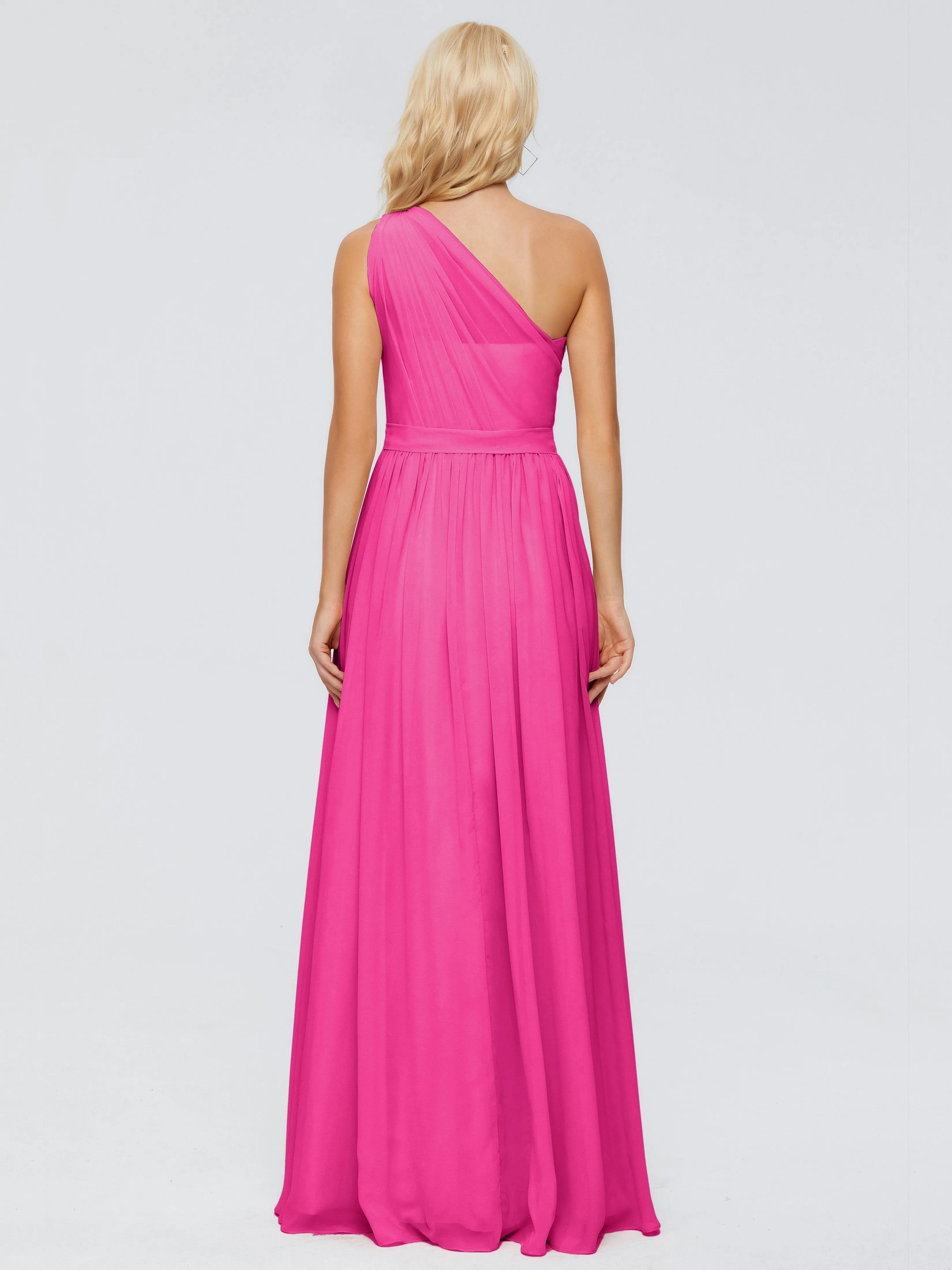 Arabella One Shoulder Sash Bridesmaid Dresses