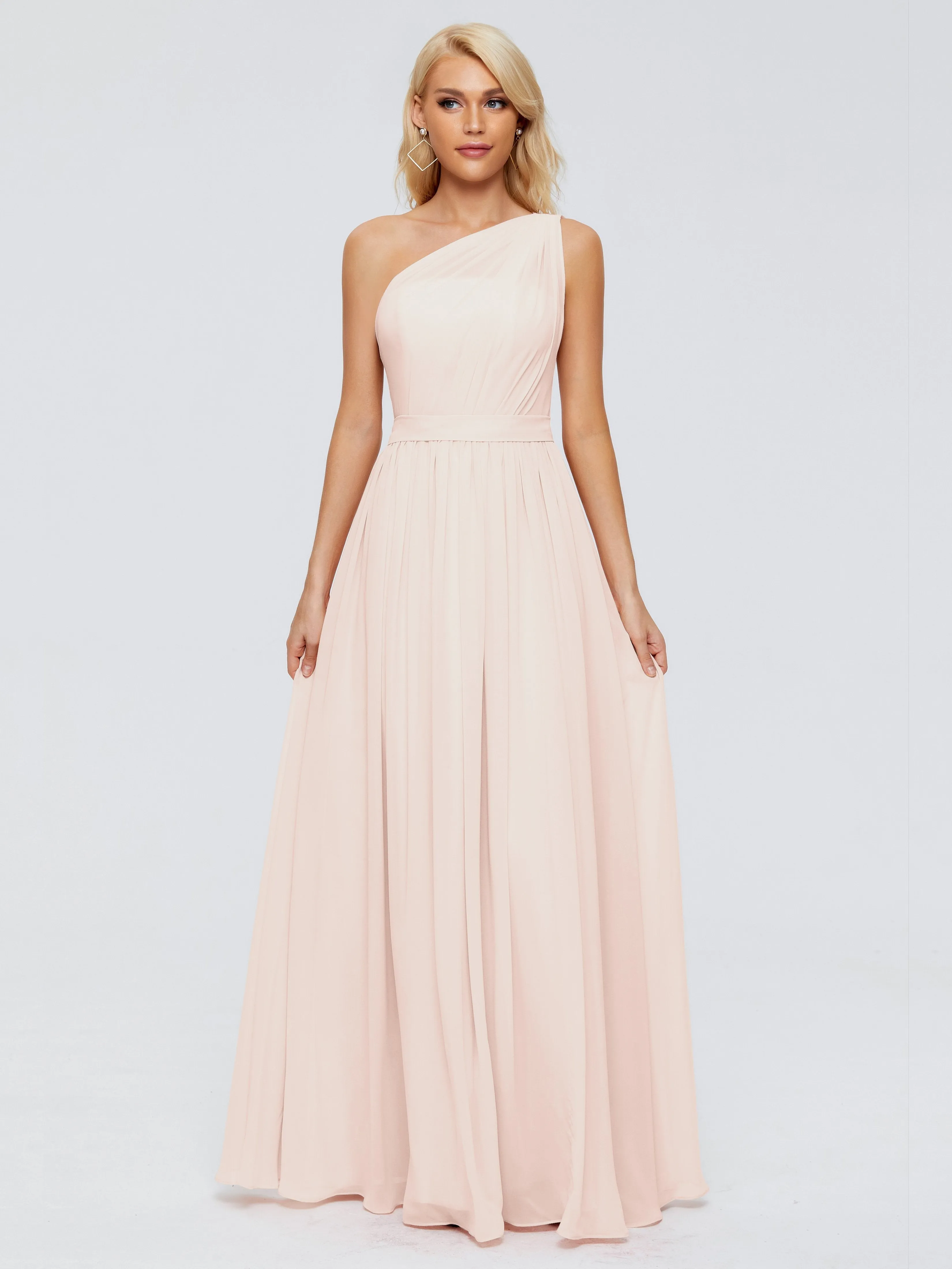 Arabella One Shoulder Sash Bridesmaid Dresses