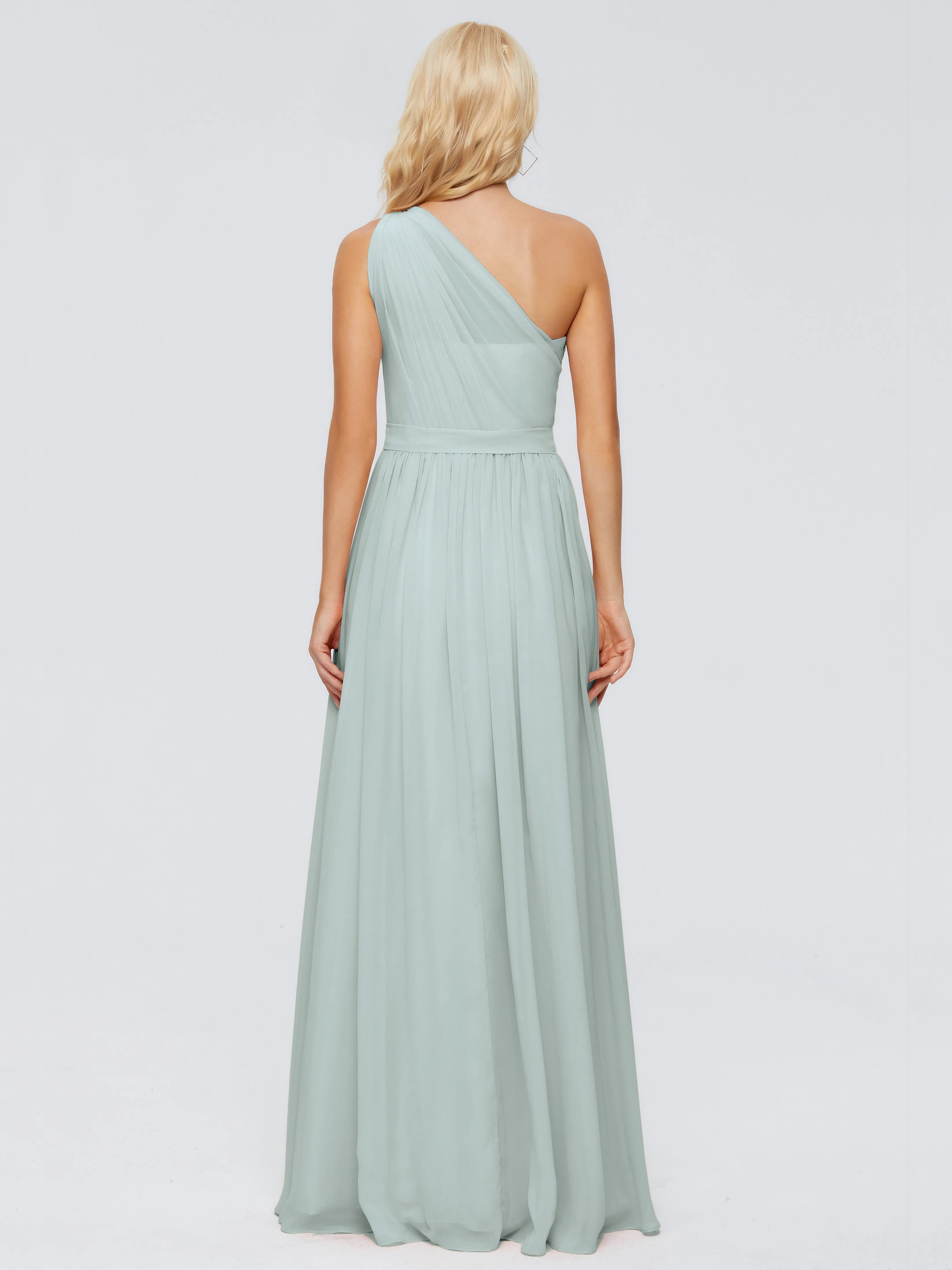 Arabella One Shoulder Sash Bridesmaid Dresses