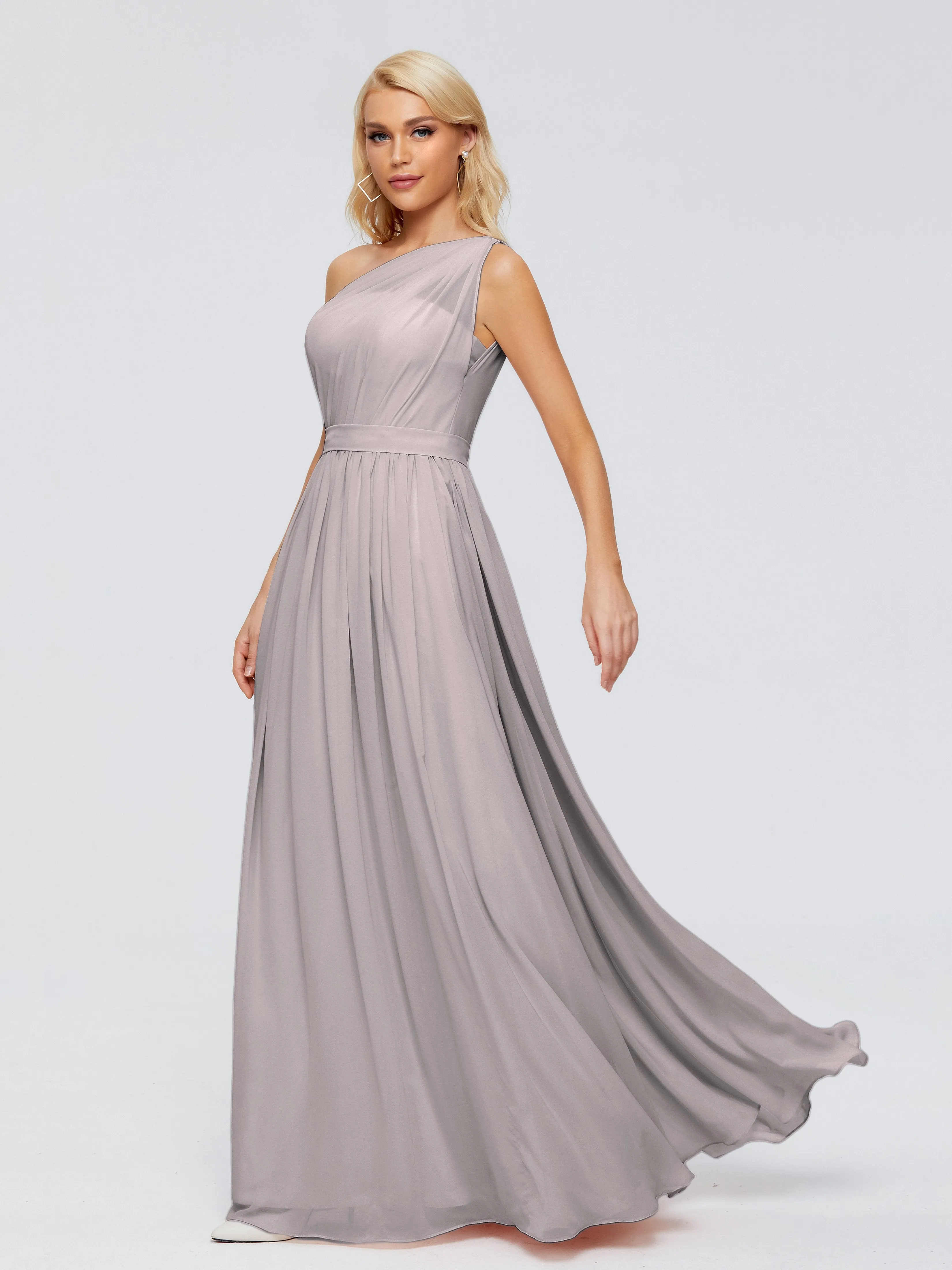 Arabella One Shoulder Sash Bridesmaid Dresses