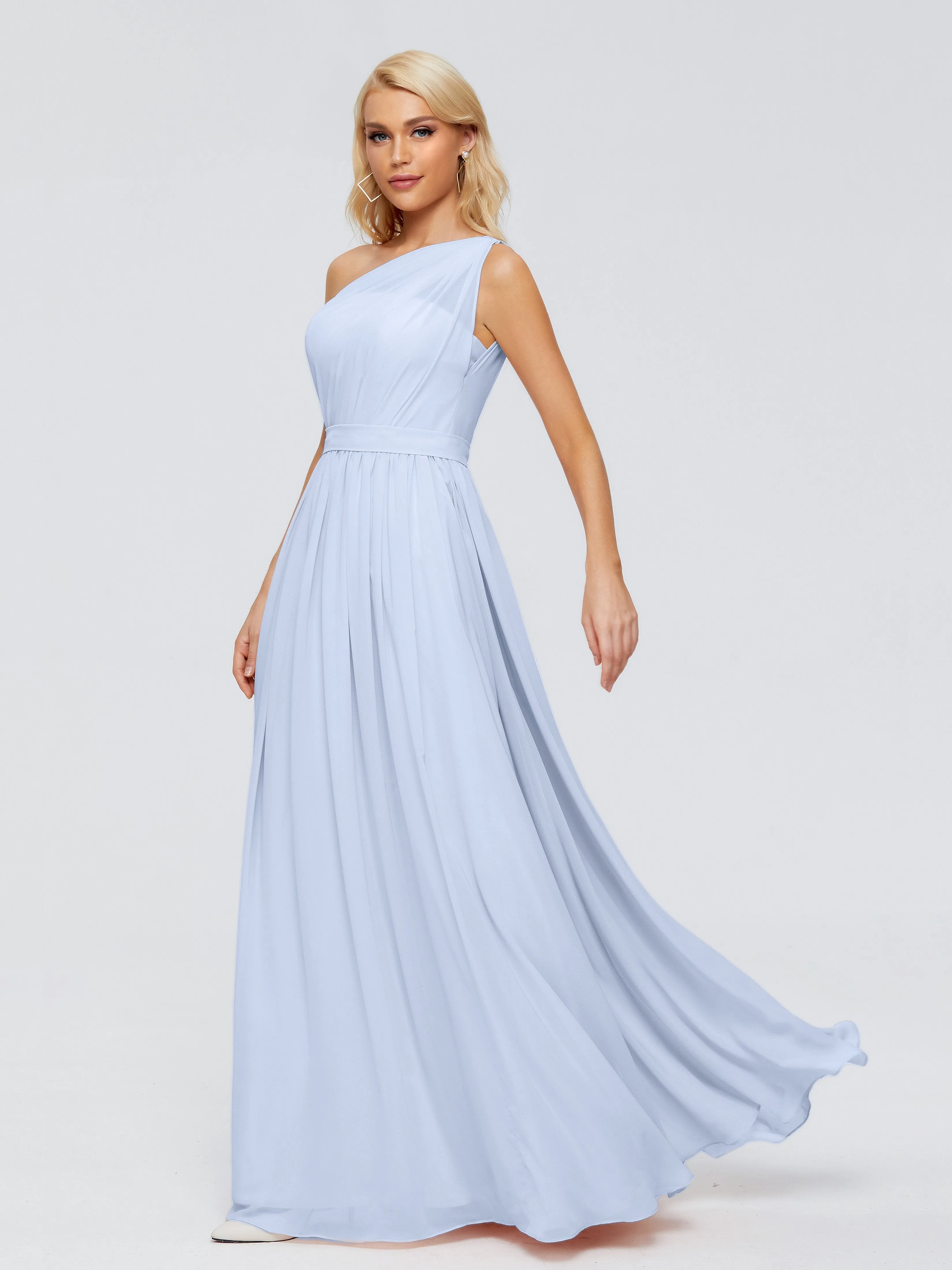 Arabella One Shoulder Sash Bridesmaid Dresses