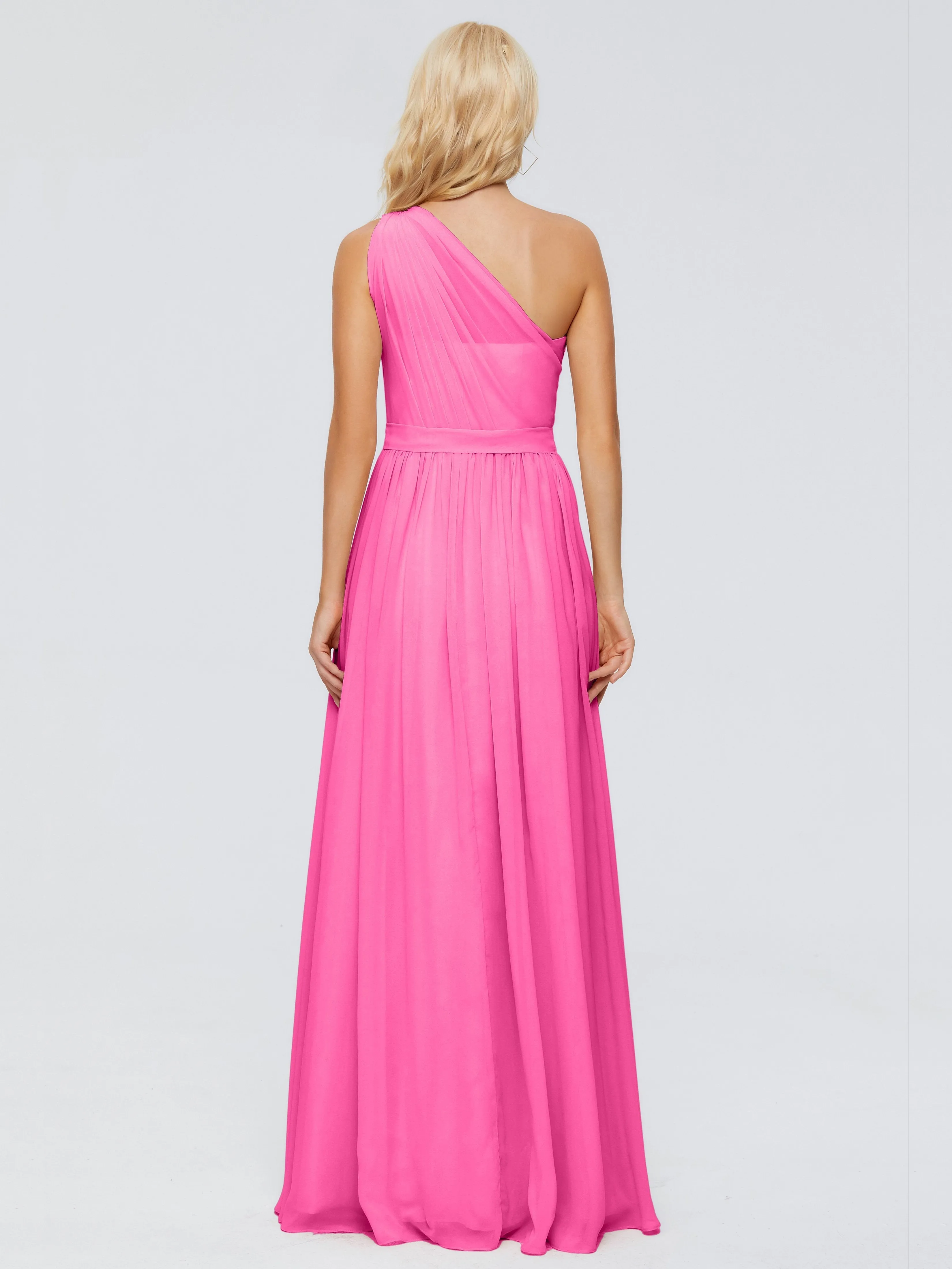 Arabella One Shoulder Sash Bridesmaid Dresses