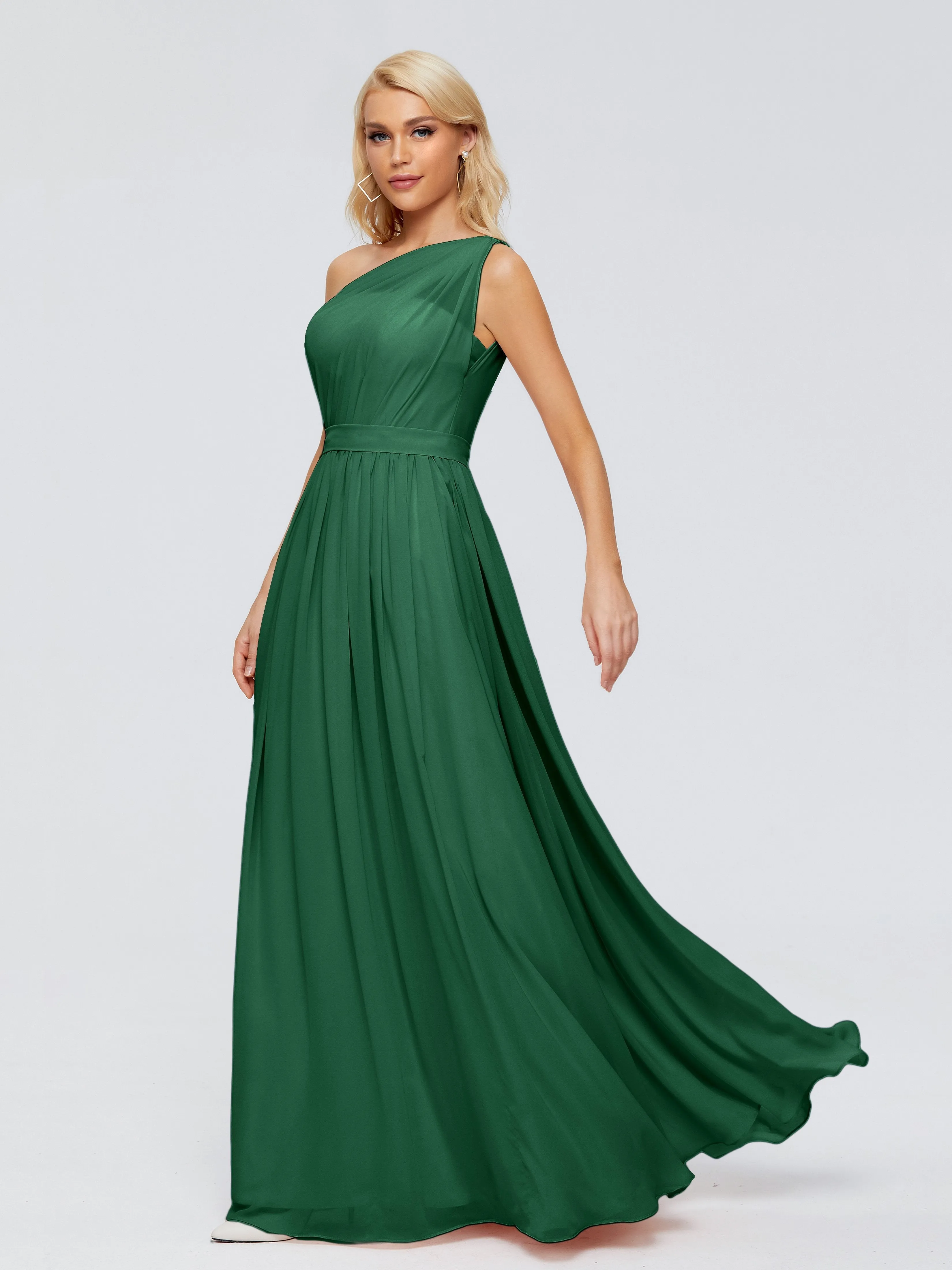 Arabella One Shoulder Sash Bridesmaid Dresses